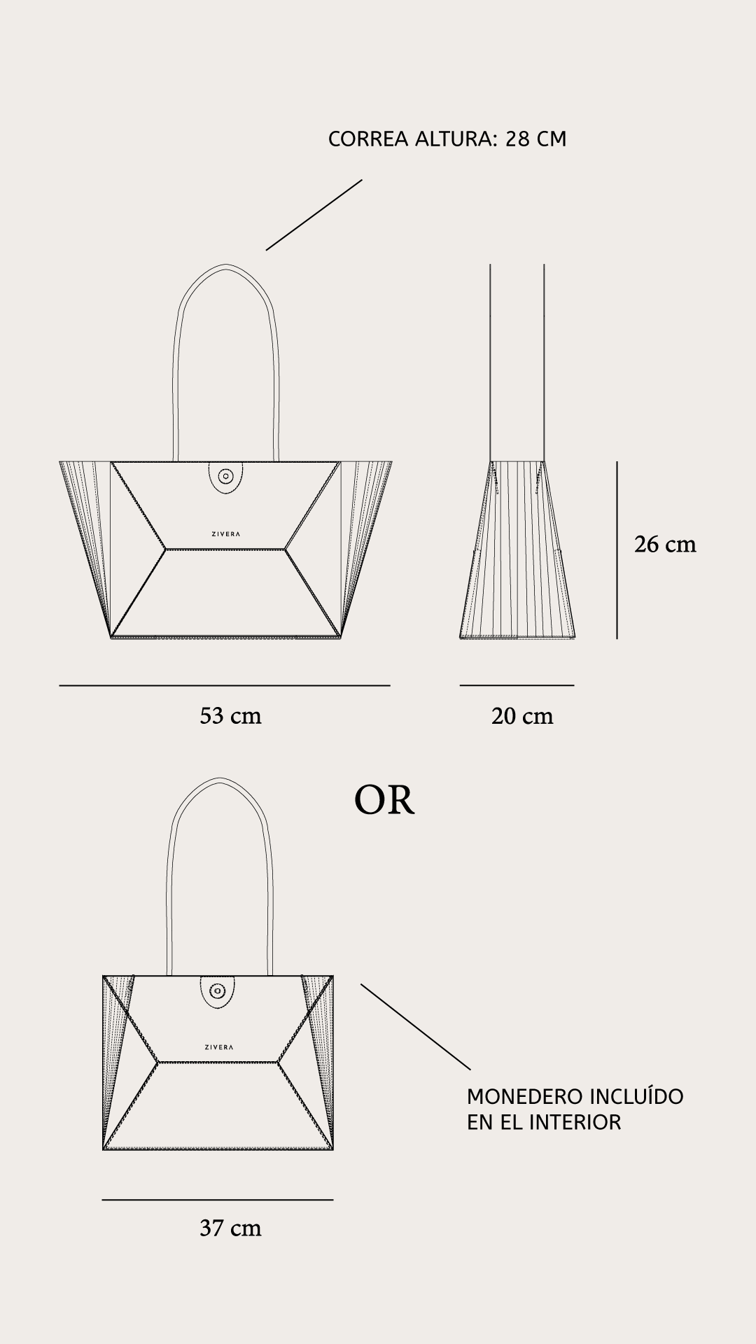 Trazzo Tote Bag Ashfall