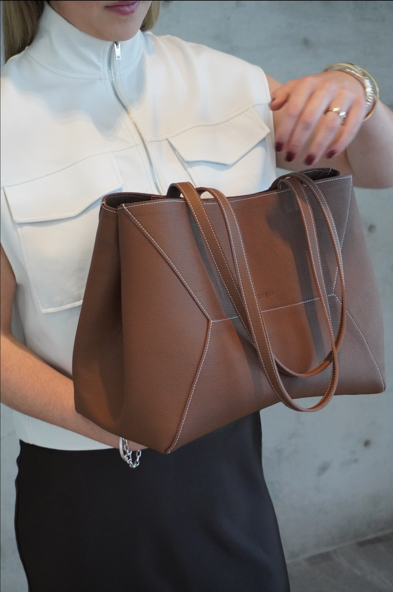 Trazzo Tote Bag Brandy