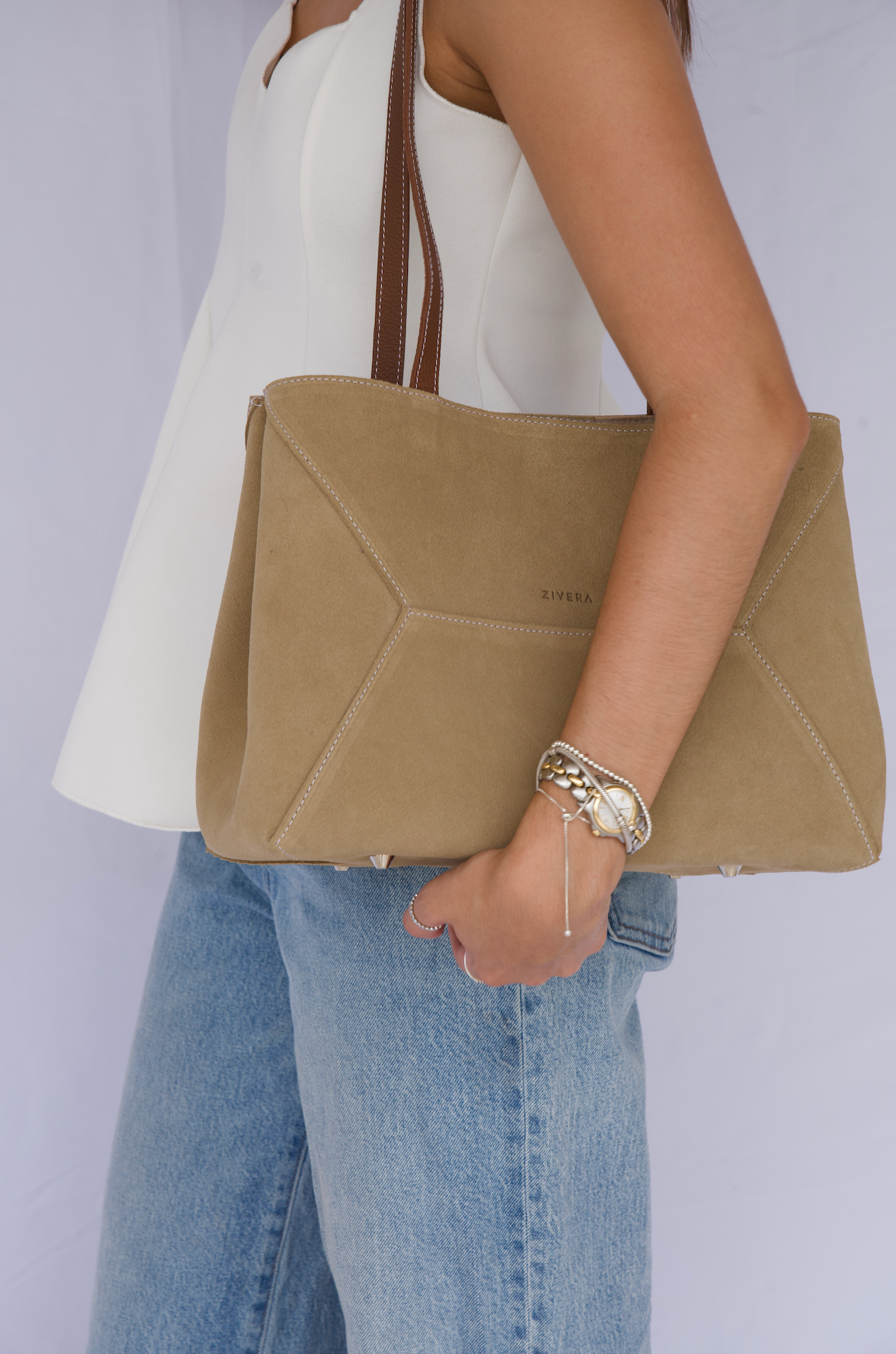 Mini Trazzo Tote Bag Sahara
