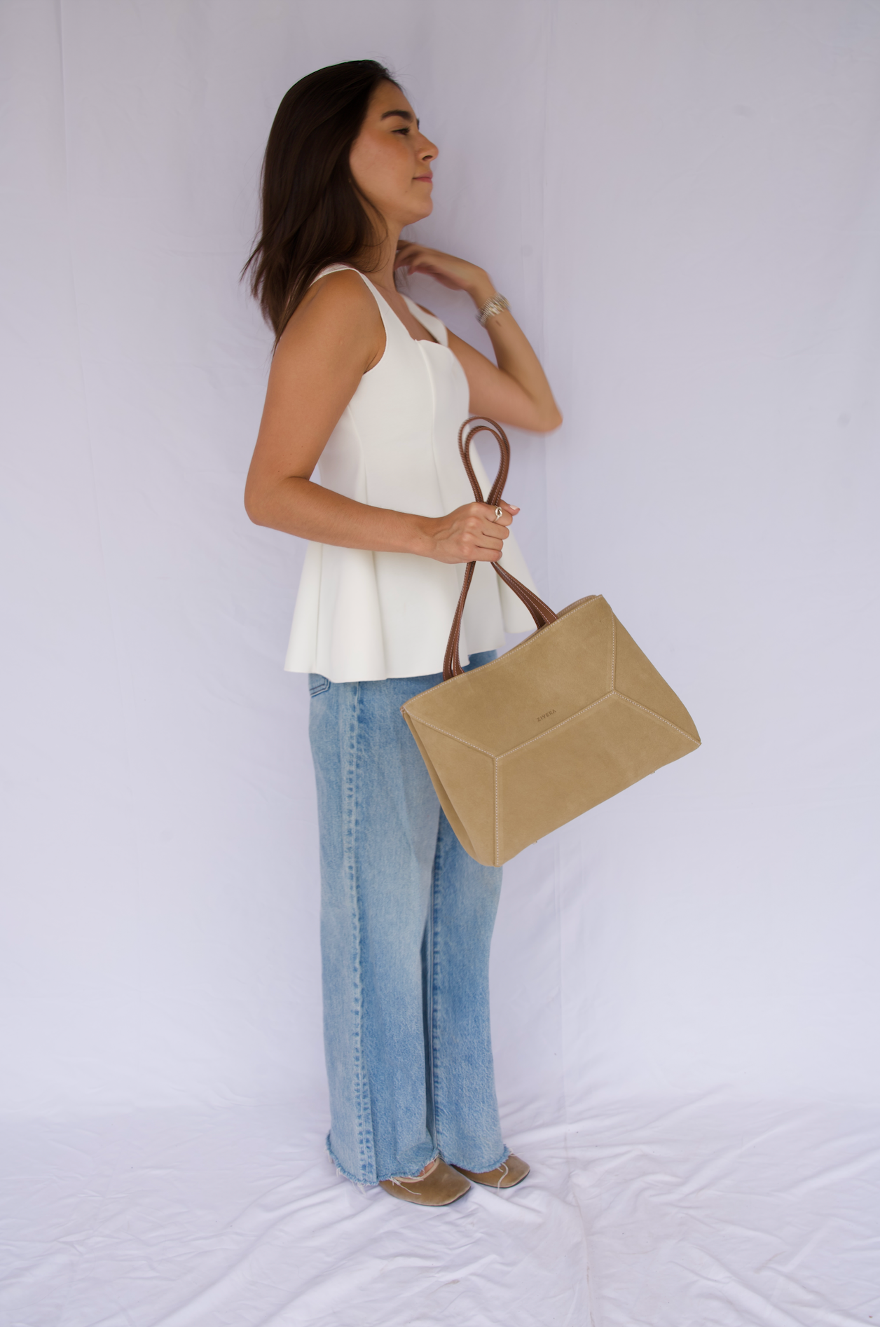 Mini Trazzo Tote Bag Sahara