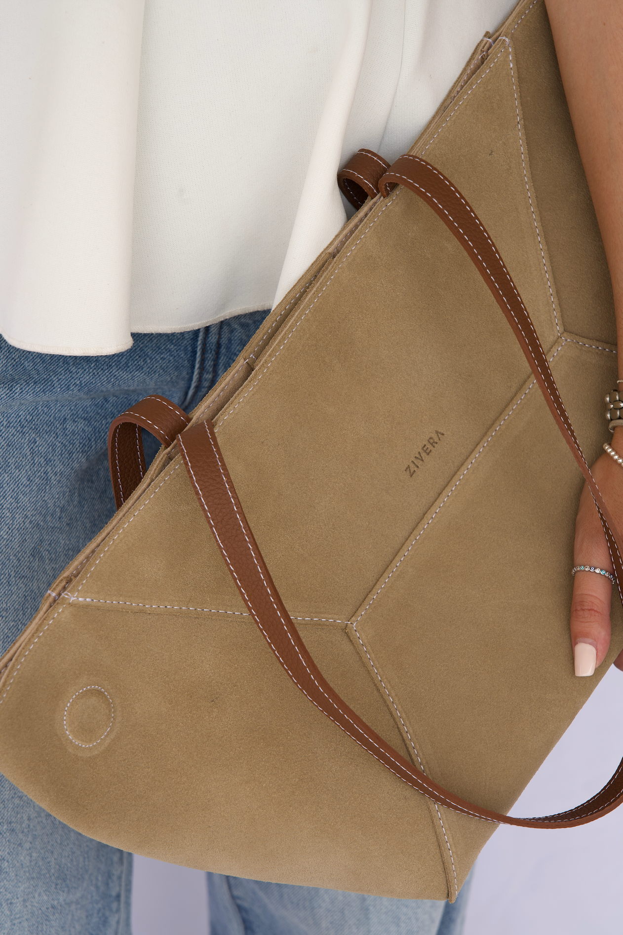 Mini Trazzo Tote Bag Sahara