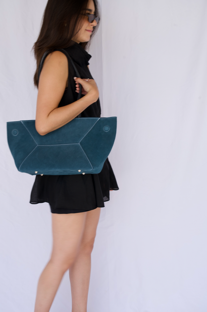 Mini Trazzo Tote Bag Azura
