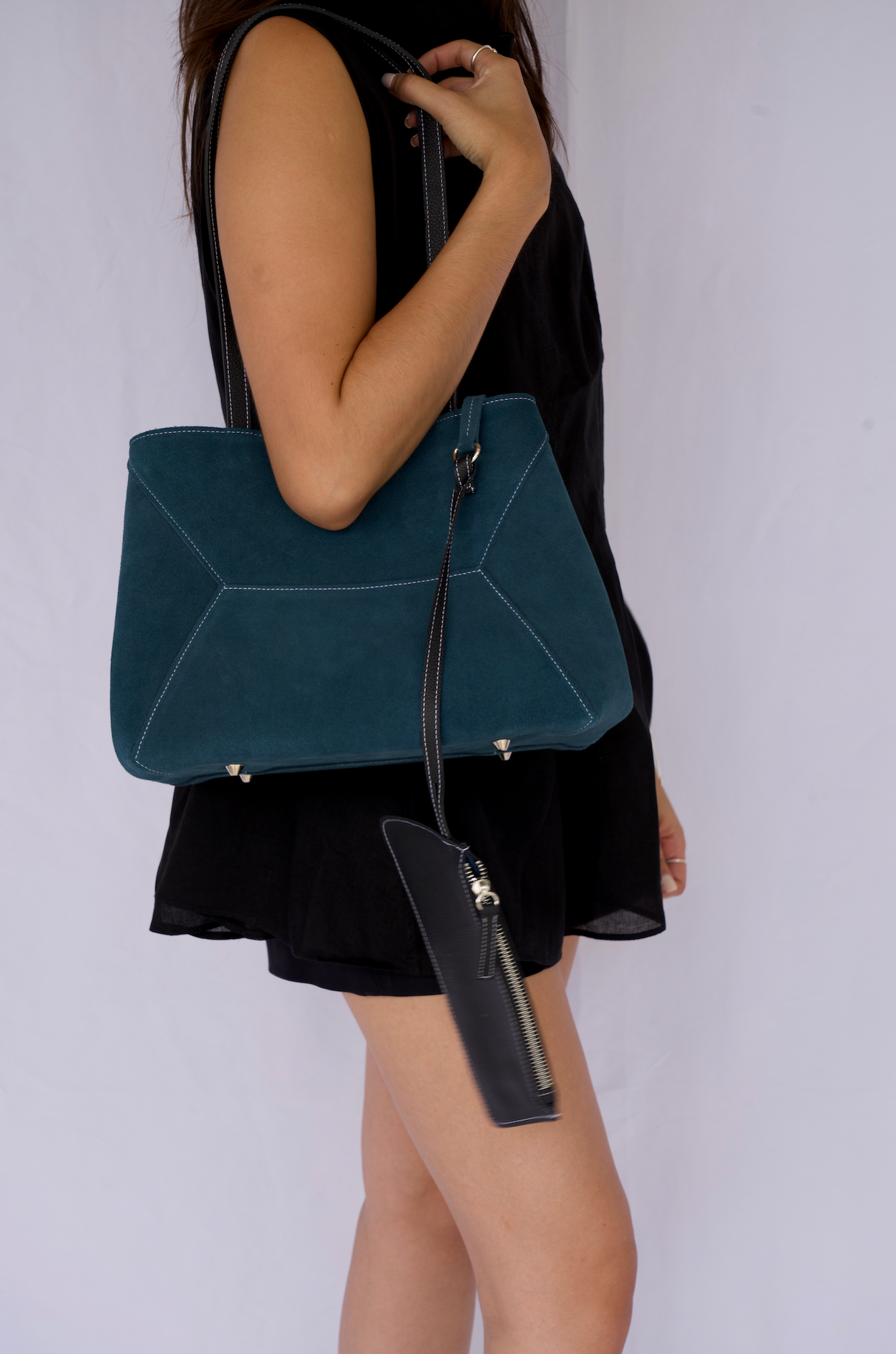 Mini Trazzo Tote Bag Azura