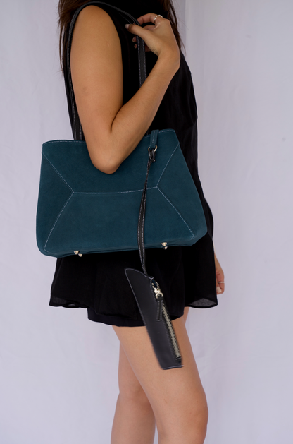 Mini Trazzo Tote Bag Azura