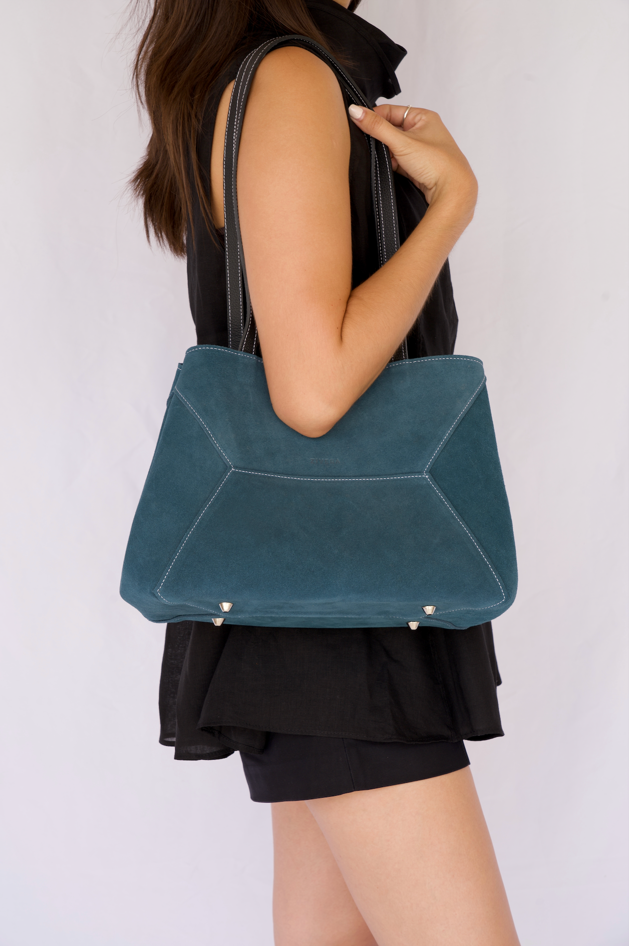 Mini Trazzo Tote Bag Azura