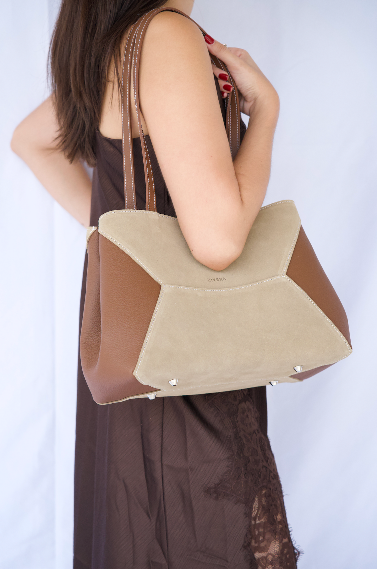 Mini Trazzo Tote Bag Sandstone