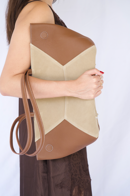 Mini Trazzo Tote Bag Sandstone